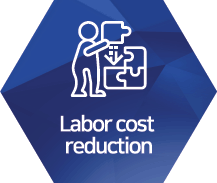 Labor cost reduction